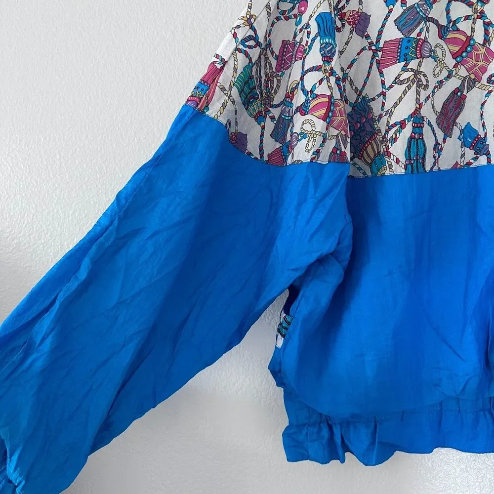 Vintage Westside Connection Women's (L) Jacket Windbreaker Y2K Blue - Picture 15 of 15